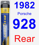 Rear Wiper Blade for 1982 Porsche 928 - Assurance