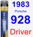 Driver Wiper Blade for 1983 Porsche 928 - Assurance