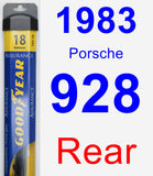 Rear Wiper Blade for 1983 Porsche 928 - Assurance