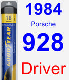 Driver Wiper Blade for 1984 Porsche 928 - Assurance