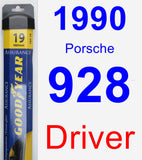 Driver Wiper Blade for 1990 Porsche 928 - Assurance