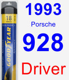 Driver Wiper Blade for 1993 Porsche 928 - Assurance