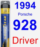 Driver Wiper Blade for 1994 Porsche 928 - Assurance