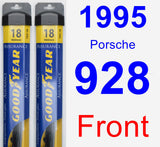 Front Wiper Blade Pack for 1995 Porsche 928 - Assurance