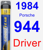 Driver Wiper Blade for 1984 Porsche 944 - Assurance