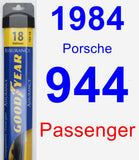 Passenger Wiper Blade for 1984 Porsche 944 - Assurance