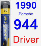 Driver Wiper Blade for 1990 Porsche 944 - Assurance