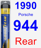 Rear Wiper Blade for 1990 Porsche 944 - Assurance