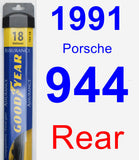 Rear Wiper Blade for 1991 Porsche 944 - Assurance