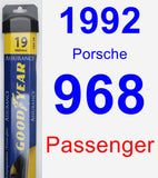 Passenger Wiper Blade for 1992 Porsche 968 - Assurance