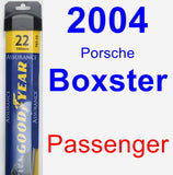 Passenger Wiper Blade for 2004 Porsche Boxster - Assurance