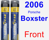 Front Wiper Blade Pack for 2006 Porsche Boxster - Assurance