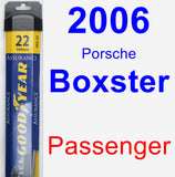 Passenger Wiper Blade for 2006 Porsche Boxster - Assurance