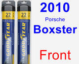 Front Wiper Blade Pack for 2010 Porsche Boxster - Assurance