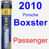 Passenger Wiper Blade for 2010 Porsche Boxster - Assurance