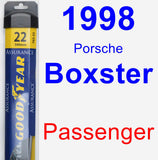 Passenger Wiper Blade for 1998 Porsche Boxster - Assurance