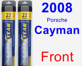 Front Wiper Blade Pack for 2008 Porsche Cayman - Assurance