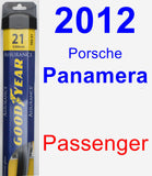 Passenger Wiper Blade for 2012 Porsche Panamera - Assurance