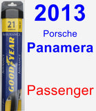 Passenger Wiper Blade for 2013 Porsche Panamera - Assurance