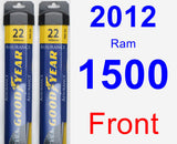 Front Wiper Blade Pack for 2012 Ram 1500 - Assurance