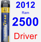 Driver Wiper Blade for 2012 Ram 2500 - Assurance