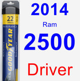 Driver Wiper Blade for 2014 Ram 2500 - Assurance