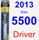 Driver Wiper Blade for 2013 Ram 5500 - Assurance