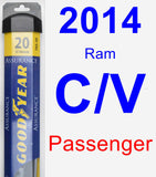 Passenger Wiper Blade for 2014 Ram C/V - Assurance