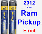 Front Wiper Blade Pack for 2012 Ram Ram Pickup - Assurance