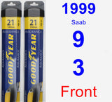 Front Wiper Blade Pack for 1999 Saab 9-3 - Assurance