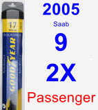 Passenger Wiper Blade for 2005 Saab 9-2X - Assurance