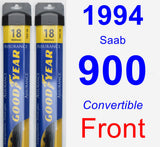 Front Wiper Blade Pack for 1994 Saab 900 - Assurance