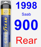 Rear Wiper Blade for 1998 Saab 900 - Assurance