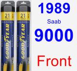 Front Wiper Blade Pack for 1989 Saab 9000 - Assurance