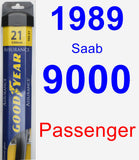 Passenger Wiper Blade for 1989 Saab 9000 - Assurance