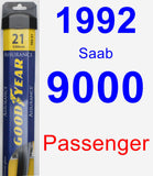 Passenger Wiper Blade for 1992 Saab 9000 - Assurance