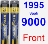 Front Wiper Blade Pack for 1995 Saab 9000 - Assurance