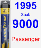 Passenger Wiper Blade for 1995 Saab 9000 - Assurance