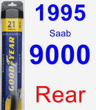 Rear Wiper Blade for 1995 Saab 9000 - Assurance