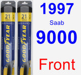 Front Wiper Blade Pack for 1997 Saab 9000 - Assurance