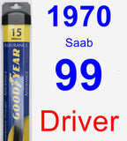 Driver Wiper Blade for 1970 Saab 99 - Assurance