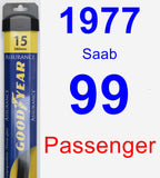 Passenger Wiper Blade for 1977 Saab 99 - Assurance