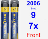 Front Wiper Blade Pack for 2006 Saab 9-7x - Assurance