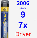 Driver Wiper Blade for 2006 Saab 9-7x - Assurance