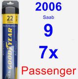 Passenger Wiper Blade for 2006 Saab 9-7x - Assurance