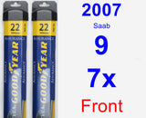 Front Wiper Blade Pack for 2007 Saab 9-7x - Assurance