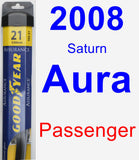 Passenger Wiper Blade for 2008 Saturn Aura - Assurance