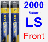 Front Wiper Blade Pack for 2000 Saturn LS - Assurance