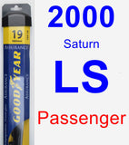 Passenger Wiper Blade for 2000 Saturn LS - Assurance