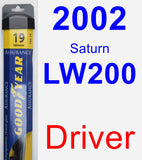 Driver Wiper Blade for 2002 Saturn LW200 - Assurance